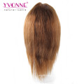 Color #4 Light Yaki Brazilian Full Lace Wig